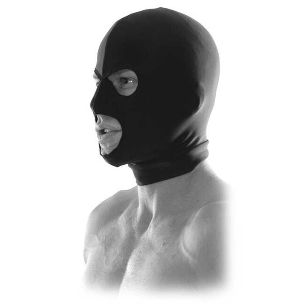 Маска на голову Spandex Hood черная (Цвет: черный)