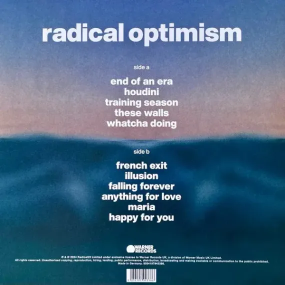 Dua Lipa – Radical Optimism Curacao Blue LP