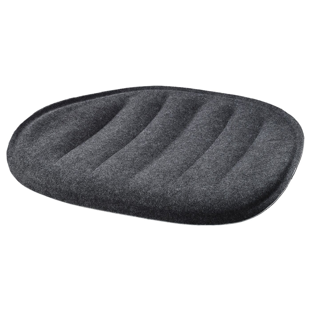 IKEA PYNTEN  (ИКЕА ПЙНТЕН)  -  Подушка для стула, темно-серая, 41x43 см