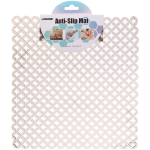 Коврик для раковины «Плетенка» 30*28см коричнвый