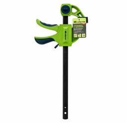 Струбцина F-образная Сибртех быстрозажимная, 200х70х420 мм, пласт. корпус, фиксатор, двухкомп. рук-ка 20564