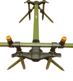 Под для рыбалки Dayo, род-под для удилищ, держатель для удочек, подставка для 4 удилищ. Место под "Ушки" на резьбе.