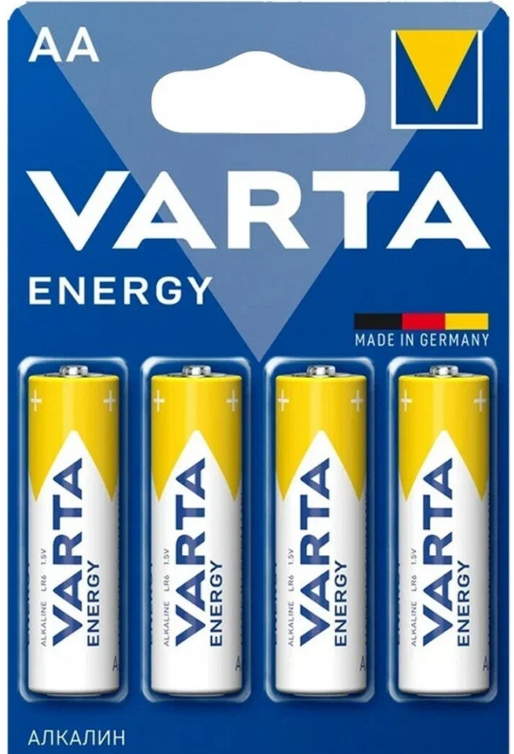 Батарейка алкалиновая AA/LR6 Varta 4106 Energy