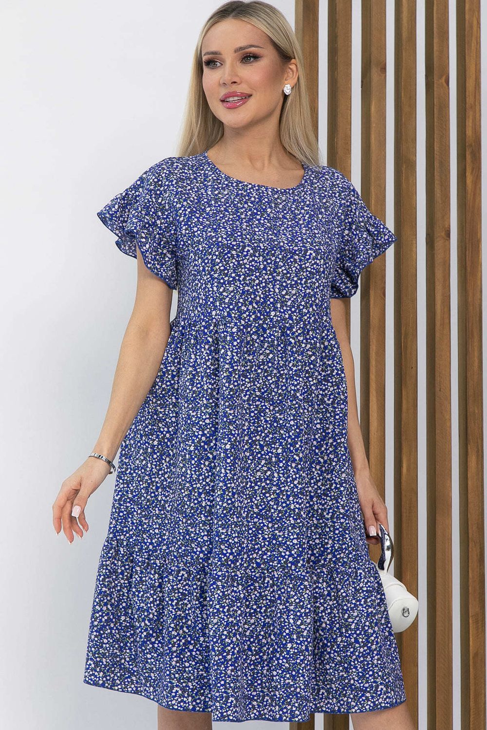 Платье Лапушка (синее) П13535-18М LT Collection