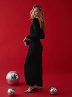 Лонгслив нарядный с открытой спинкой