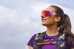 Спортивные очки Demetz G-Suit / Matte Crystal / Matte Dark Violet V. Pink Photochromic Mirror Red Cat.1 to 3