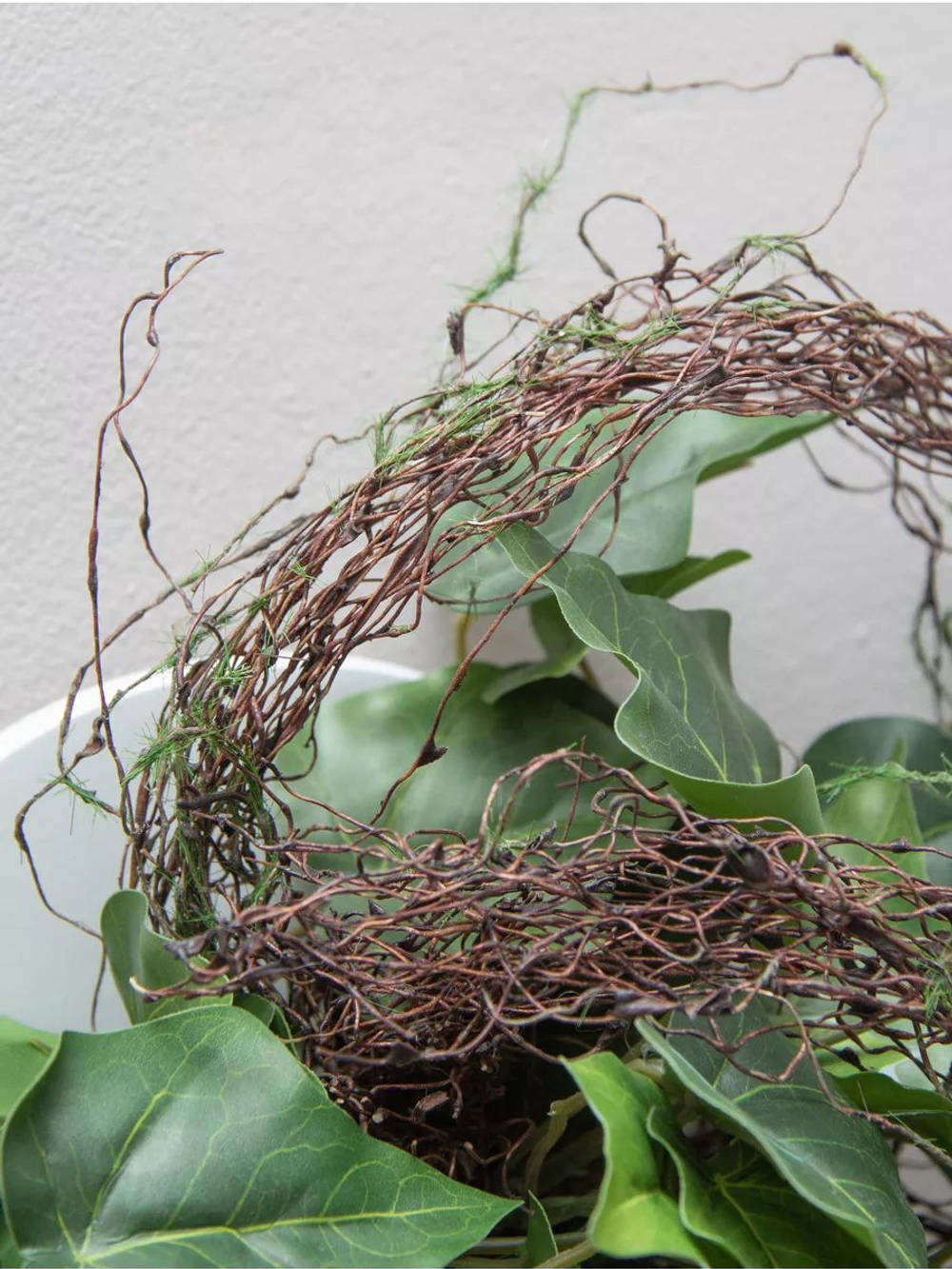 Настенная композиция в кашпо "Плющ"