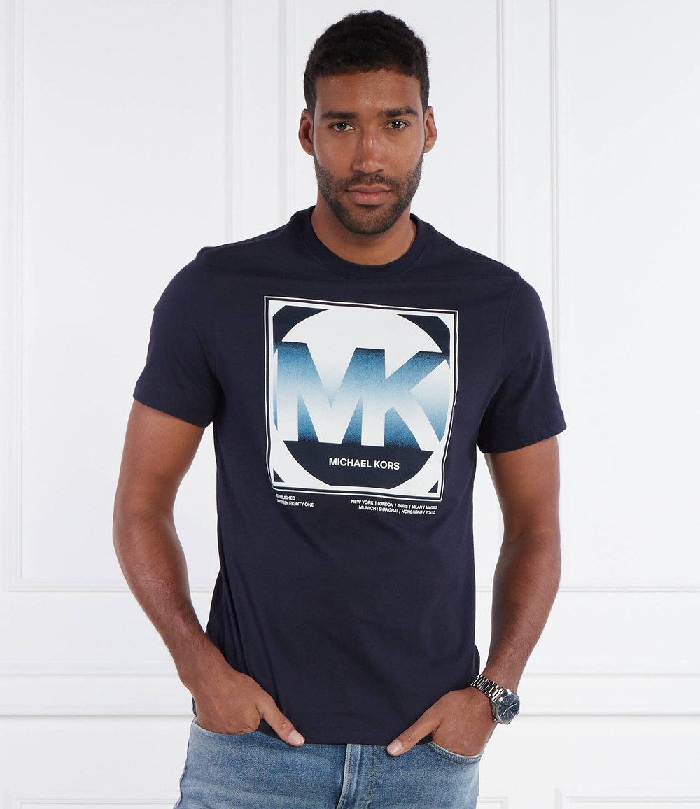 Футболка GRADIENT CHARM Michael Kors - темно-синий(CS4521NFV4)