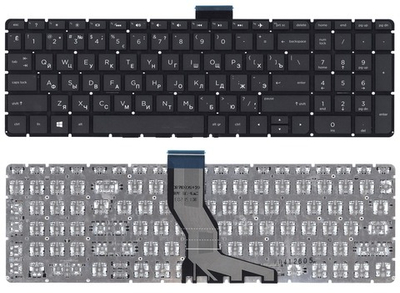 Клавиатура для ноутбука HP Omen 17-W000 черная с белой подсветкой
