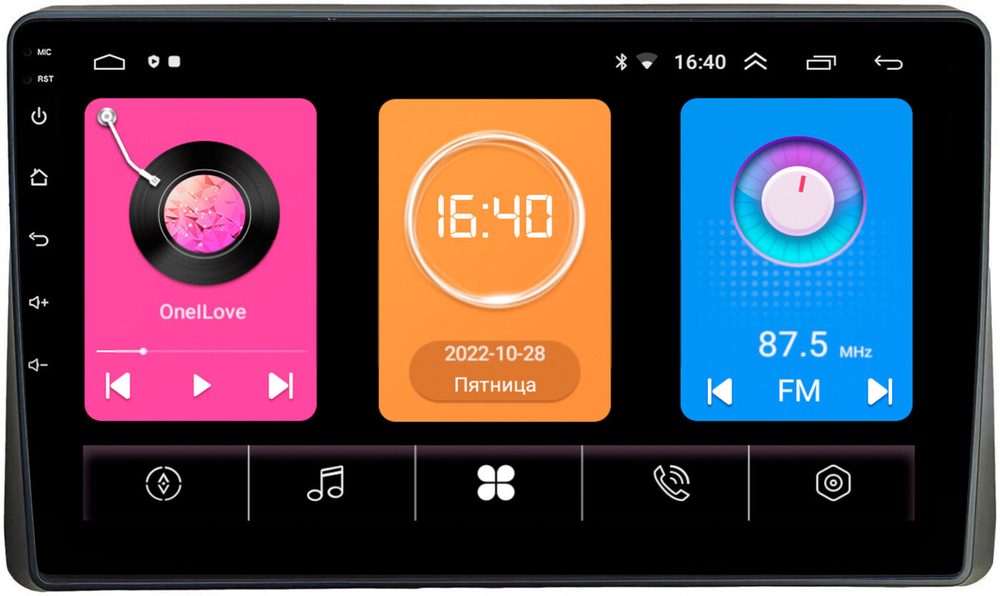 Магнитола для Renault Arkana 2019+, Duster 2 2020+ (большой экран) - OEM GT10-1470 на Android 10, 2Гб-16Гб