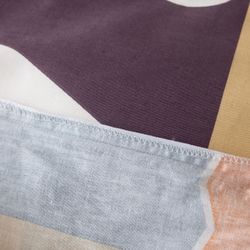 Комплект постельного белья на резинке Делюкс Сатин 100% хлопок «Геометрия настроения»