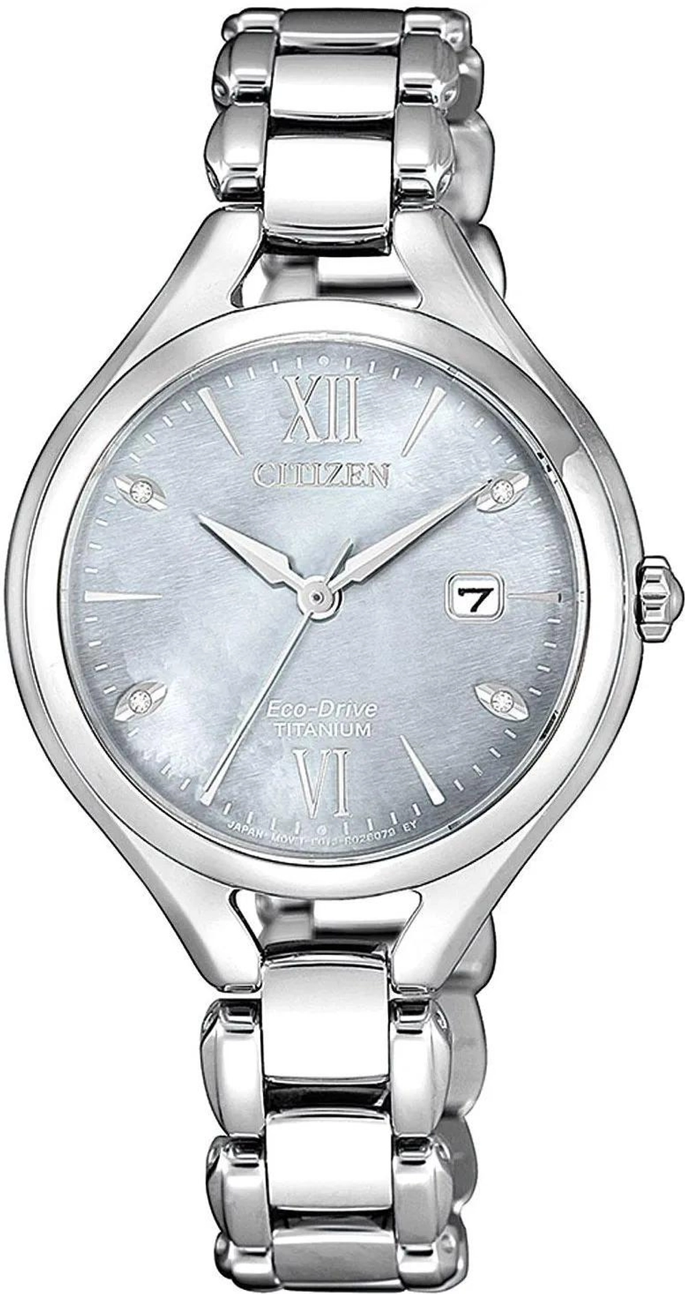 Мужские японские наручные часы Citizen EW2560-86X