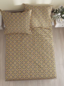 Постельное белье перкаль Сказка "Султан" 2-спальное Наволочка 50х70 см 2 шт Простынь на резинке 160x200 см Пододеяльник 175x215 см