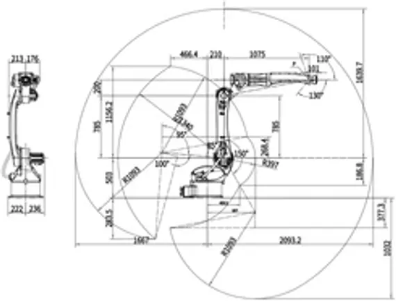 Промышленный робот CRP RH26-165