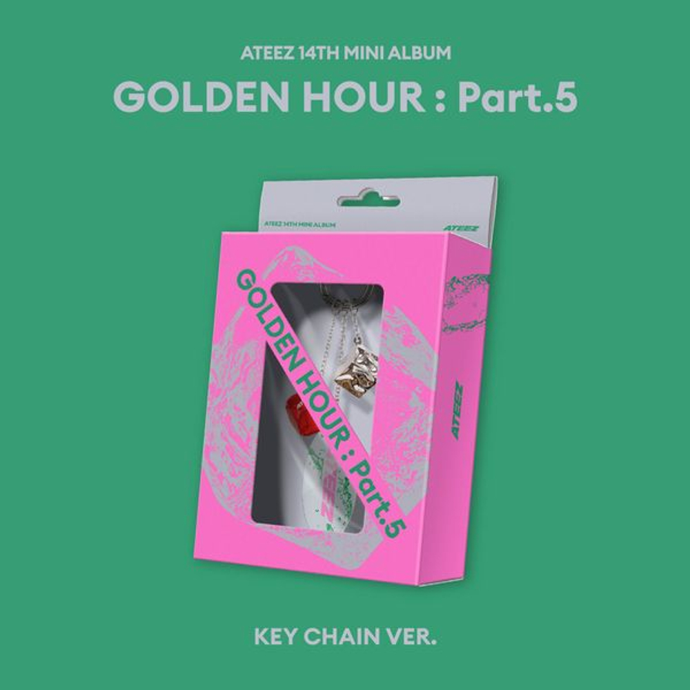 Альбом ATEEZ - GOLDEN HOUR : Part.5 (KEY CHAIN Ver.)