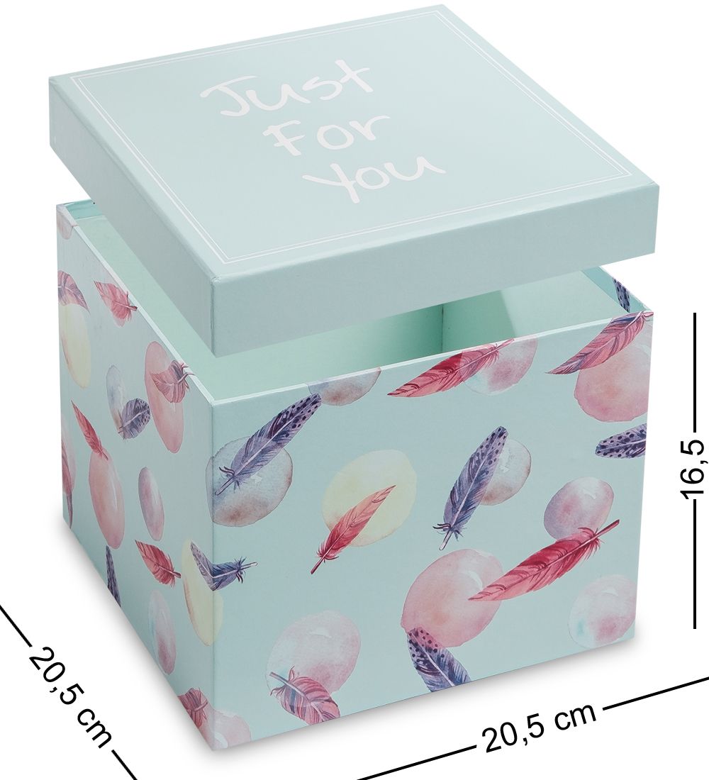 WG-39/3-A Коробка подарочная цв.голубой