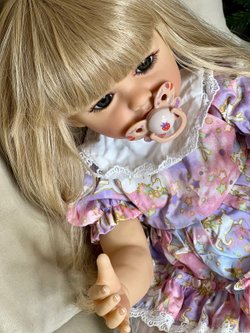 Кукла Реборн виниловая 55см в пакете (FA-105B)