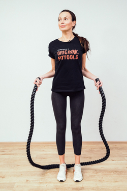 Скакалка тяжелая для функционального тренинга 38мм x 3м