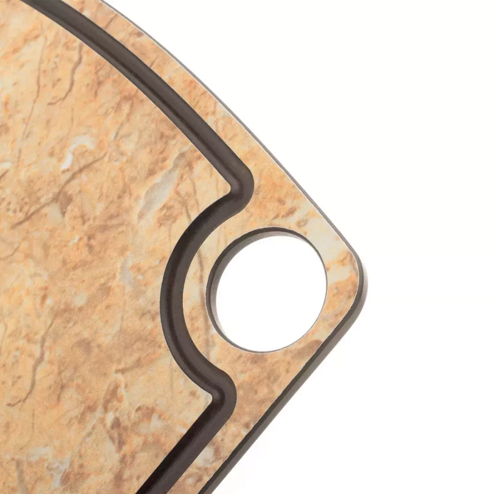 Доска разделочная c желобом 29х22см ComposeEat Fashion оникс светлый