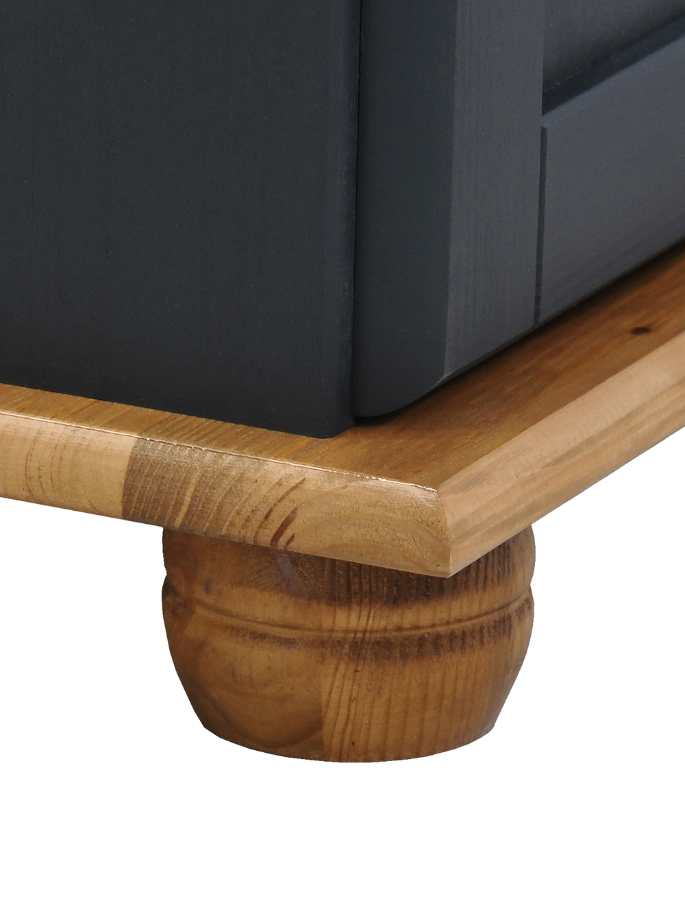 Тумба 90х39х83, Лена, кухонная деревянная двухдверная, под телевизор (буфет для кухни напольный), серый/антик, Dipriz