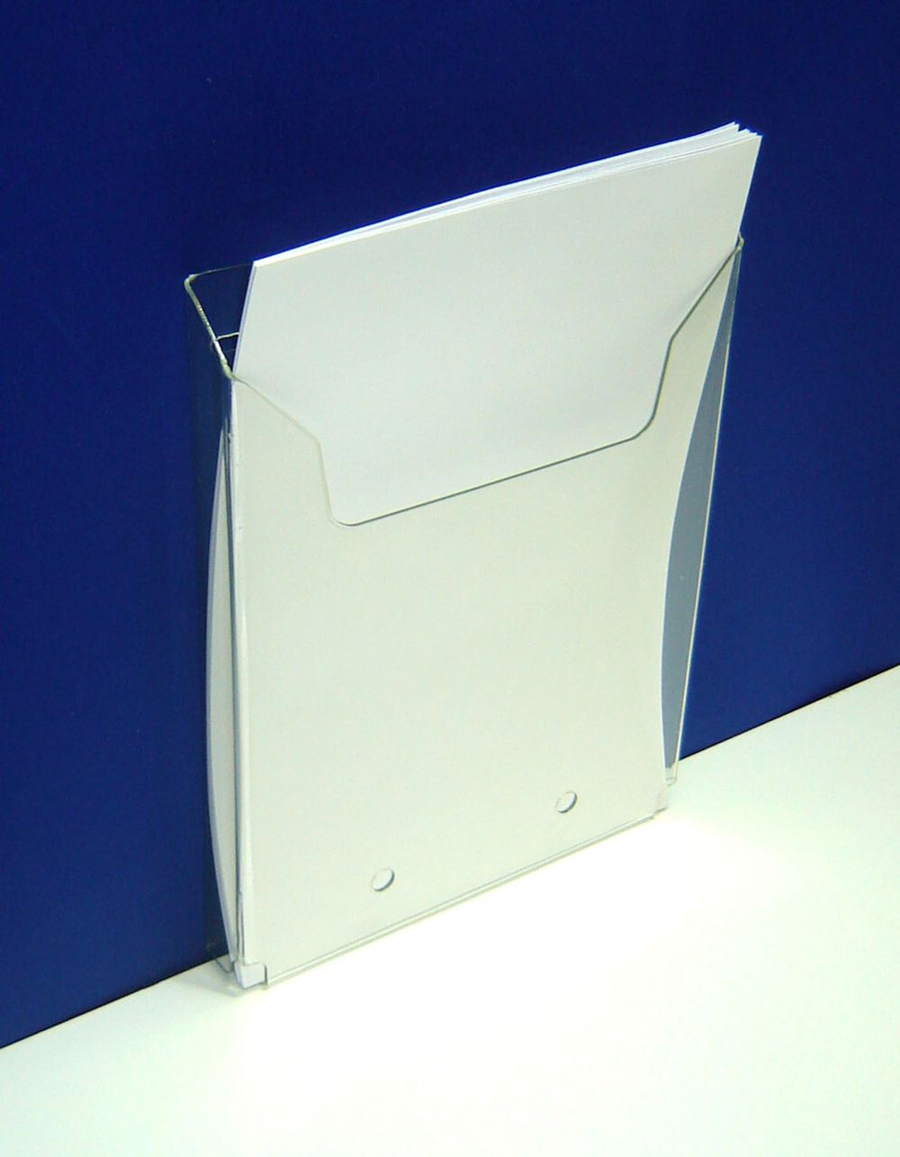 Карман буклетница А4 верт Н=275, 1,5 ПЭТ 25мм