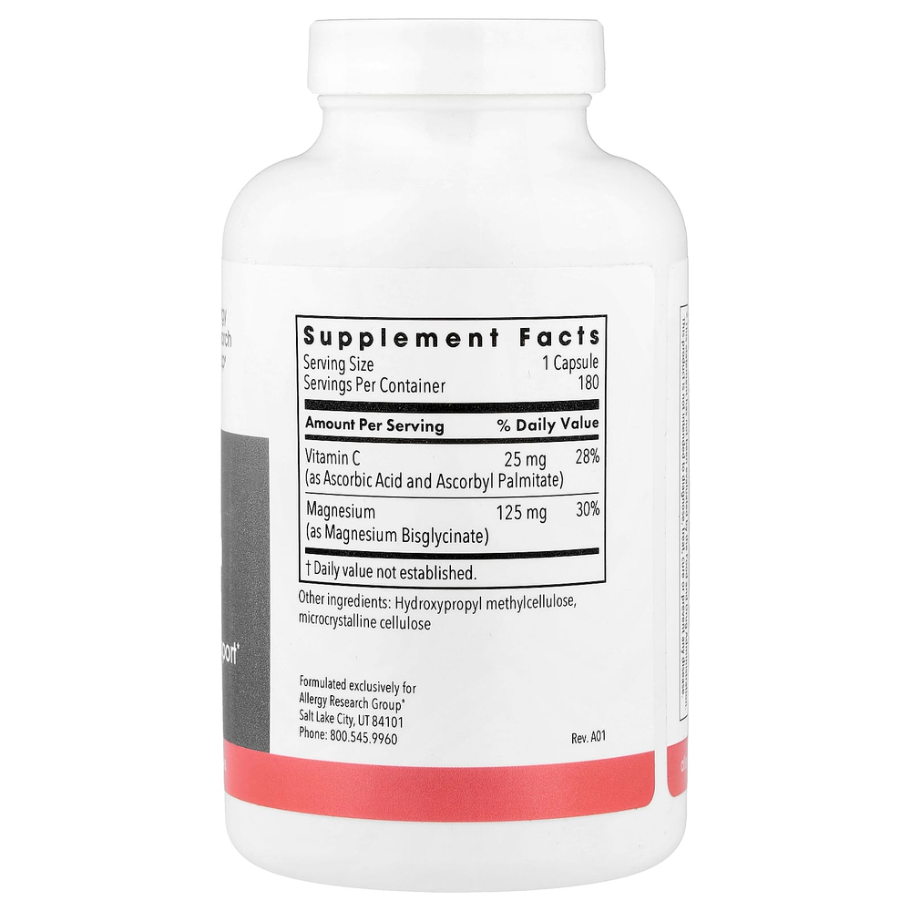 Metabolic Maintenance, глицинат магния, 180 вегетарианских капсул