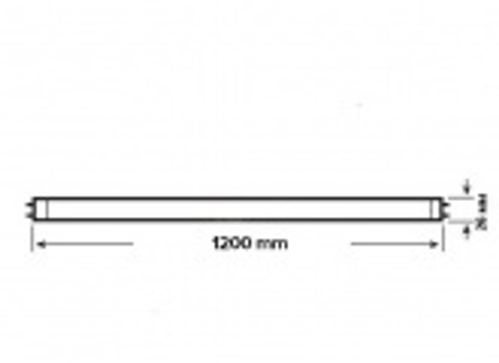 Люминесцентная линейная лампа T8 L 36W/765 6500К G13 1200mm СМ Osram 4008321959836