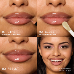 NYX Professional Makeup Fat Oil Lip Drip - Блеск для губ, 2 szt.