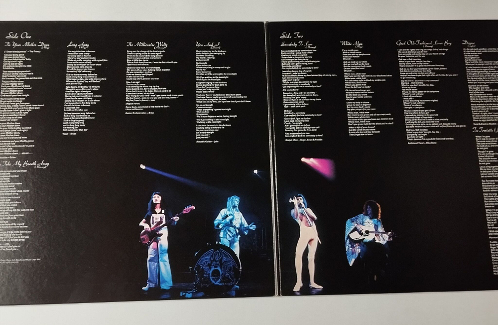 Винтажная виниловая пластинка LP Queen A Day At The Races (Japan 1976) (No Obi) Somebody To Love