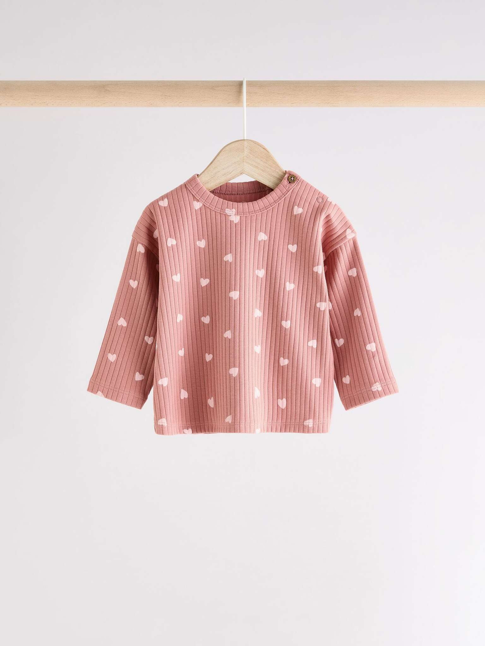 Лонгслив и брюки в комплекте для малышей Next Q95-521, Розовый