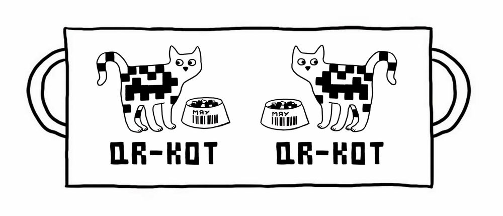 Кружка "QR-кот"