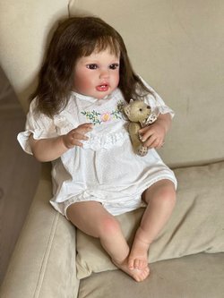 Кукла Реборн мягконабивная 60см в пакете (FA-522)