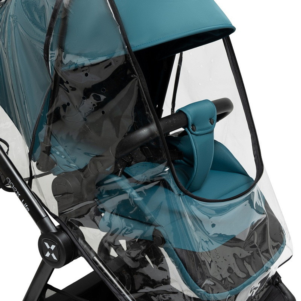Коляска Agex Life 3 в 1 с автокреслом i-Safe Grey ALG528 Green (Зеленый)