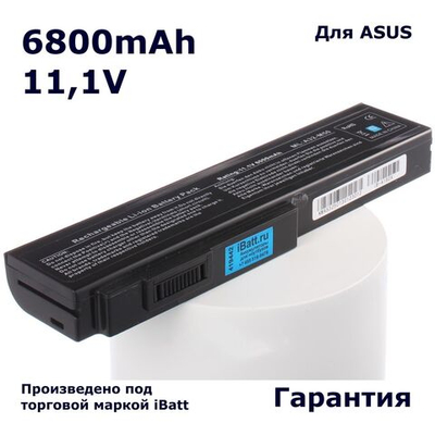 Аккумулятор iBatt 6800mAh для ноутбука Asus A32-M50, A32-H36