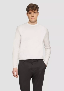 Лонгслив из мерсеризованного хлопка м s.Oliver Black Label