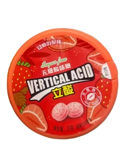 Освежающие кислые конфеты со вкусом Клубники 13 г * 20 шт