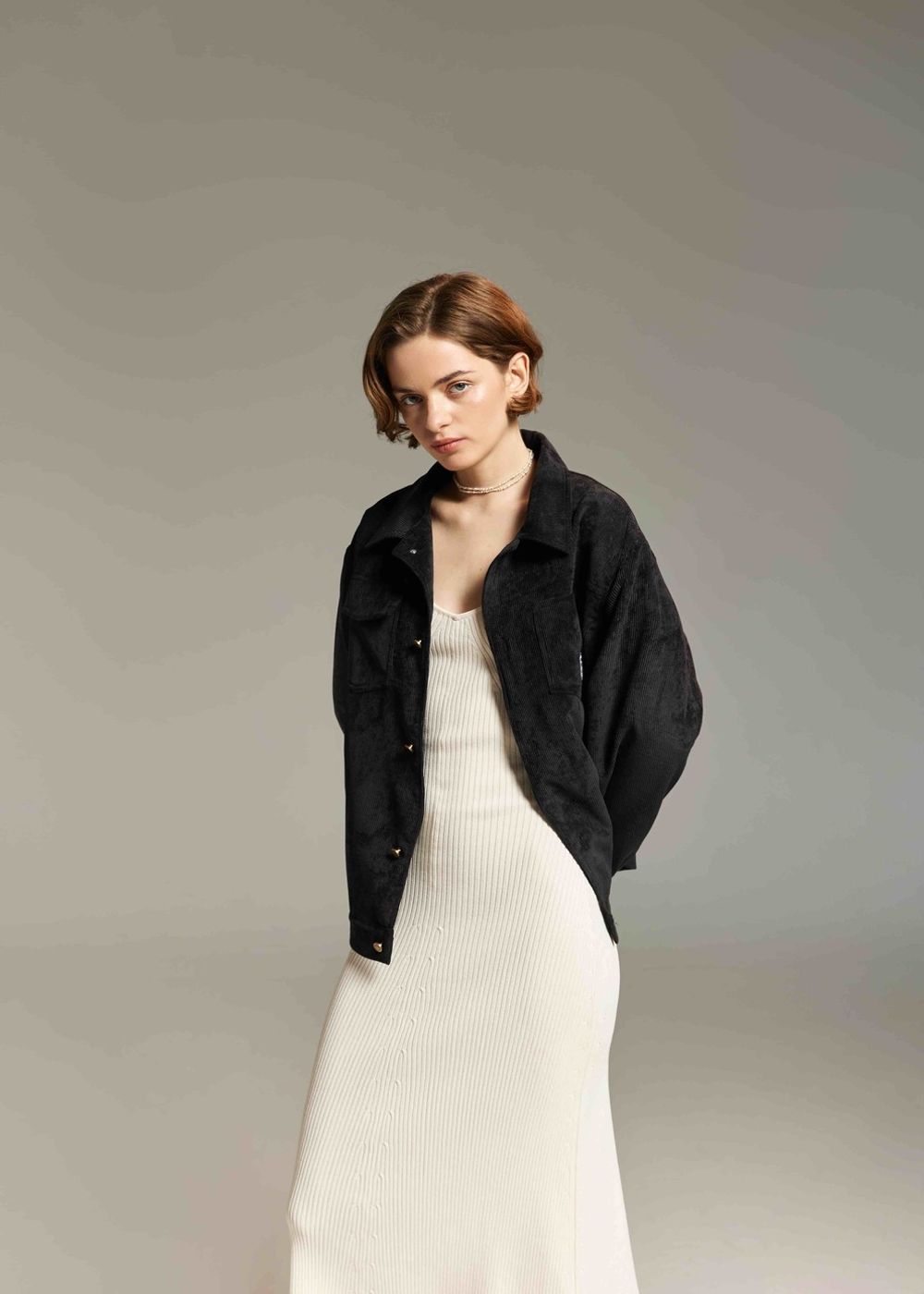 Куртка Called a Garment Corduroy work Угольно-черная