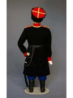 Кукла коллекционная в военном мундире Кубанского казака