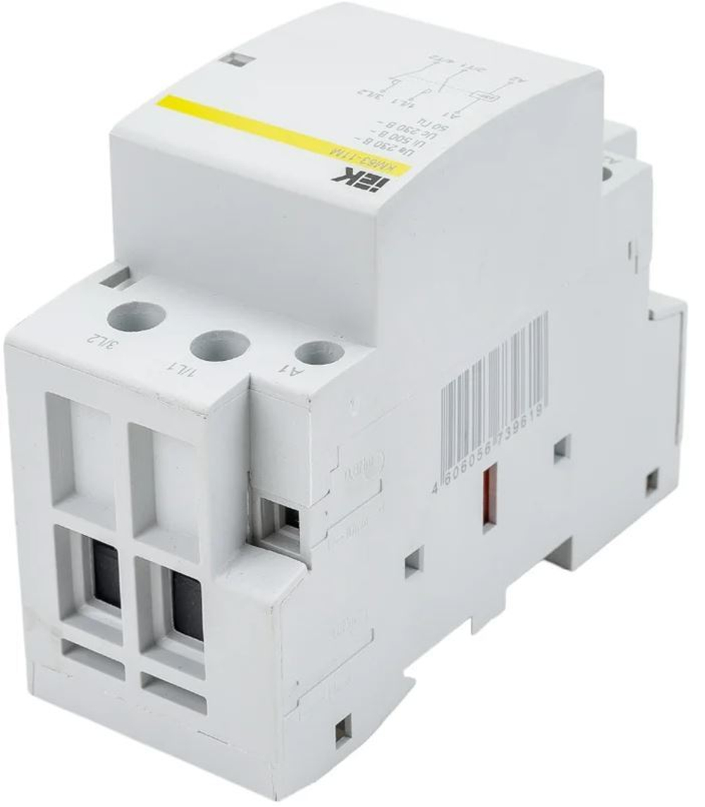 Контактор модульный IEK MKK11-63-11
