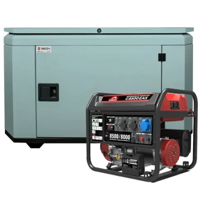 Генератор бензиновый SUNREKA G8500EAX с кожухом Geon 1200 RAL 7031