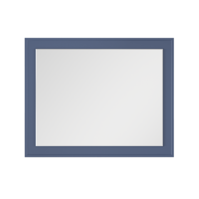 Зеркало с подсветкой La Fenice Cubo Blu Grigio 100х80 синий матовый FNC-02-CUB-BG-100-80