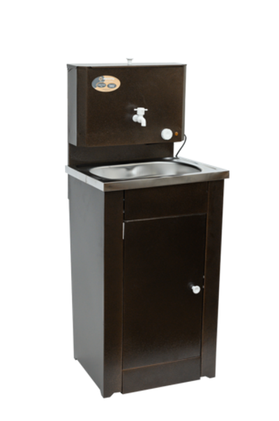 Умывальник дачный "Комфорт" ВИХРЬ с подогревом, нержавейка, медь