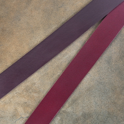 Ременная заготовка Prima Burgundy (2,8+мм), цв. Бордовый