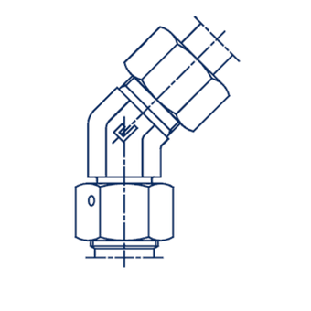 Соединение PN45 DS25 36х2 (корпус)