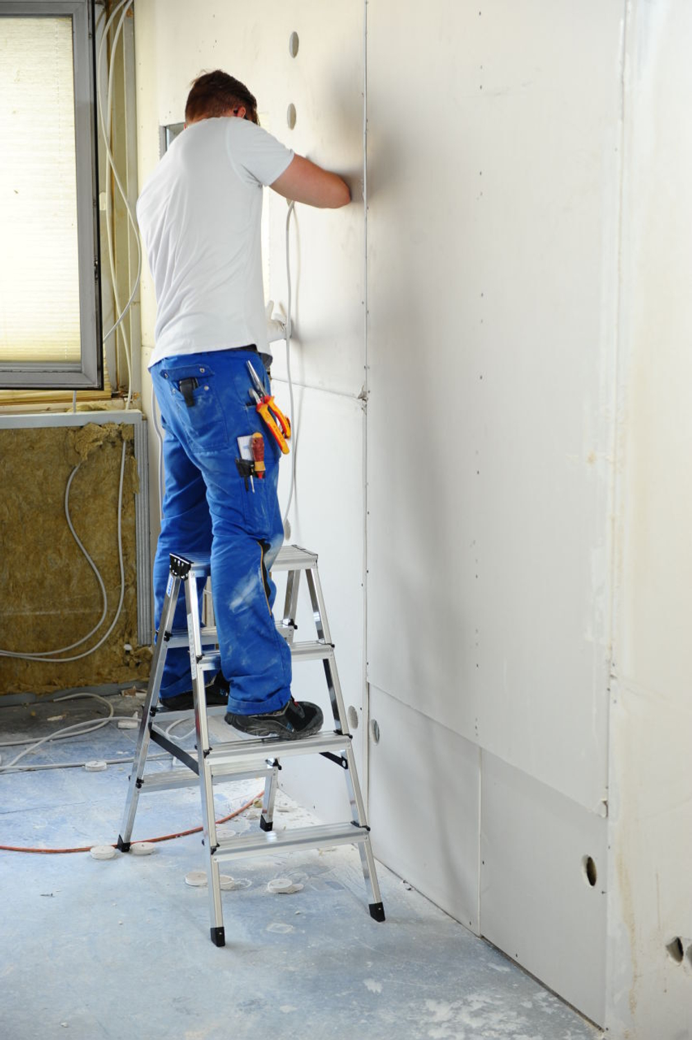 DOPPLO Двусторонняя стремянка, 2 х 4 ступ,2,65 чер (120335)