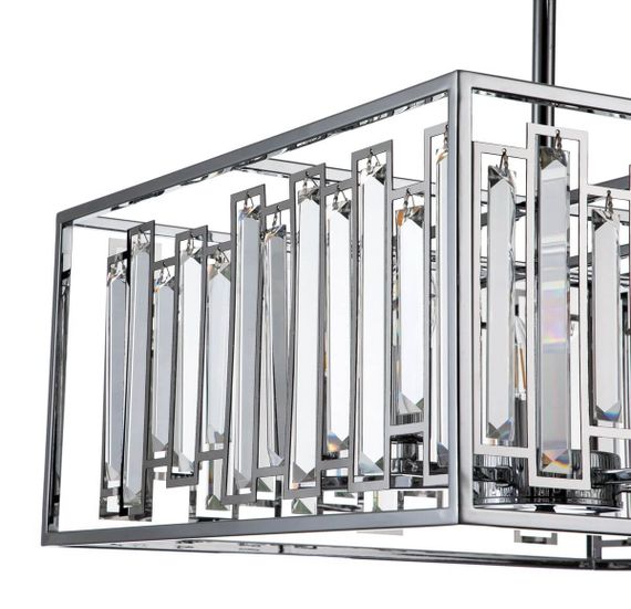 Подвесная люстра Indigo Valzer 12001/5R Chrome V000064