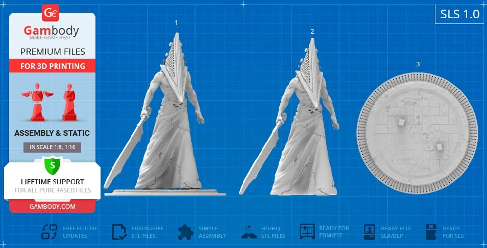 Фигурка Пирамидоголовый Pyramid Head Silent Hill