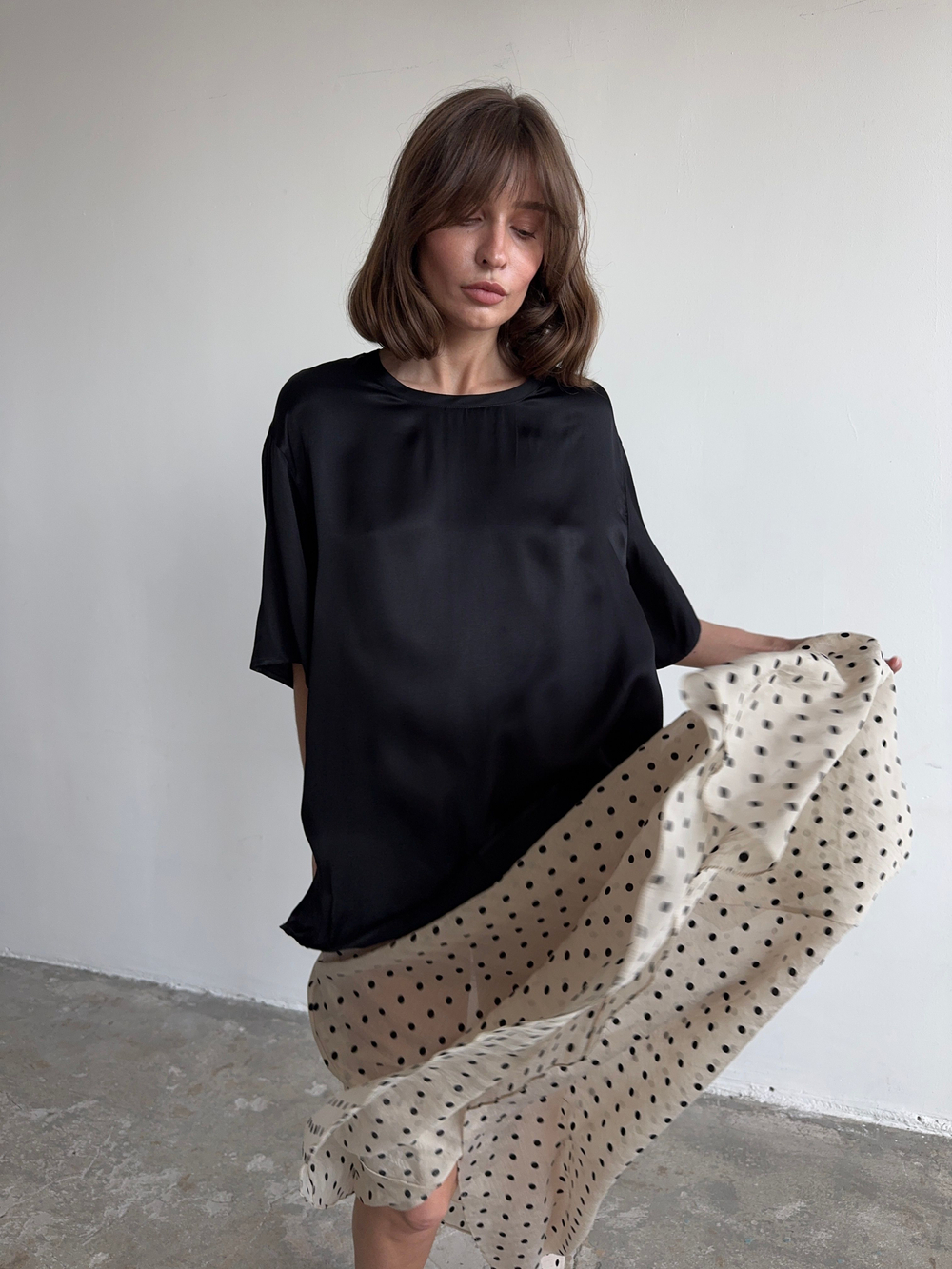 юбка IWON voluptuous горох