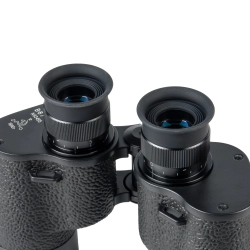 Бинокль Б-8 7x40, вид на окуляры и настраиваемый фокус