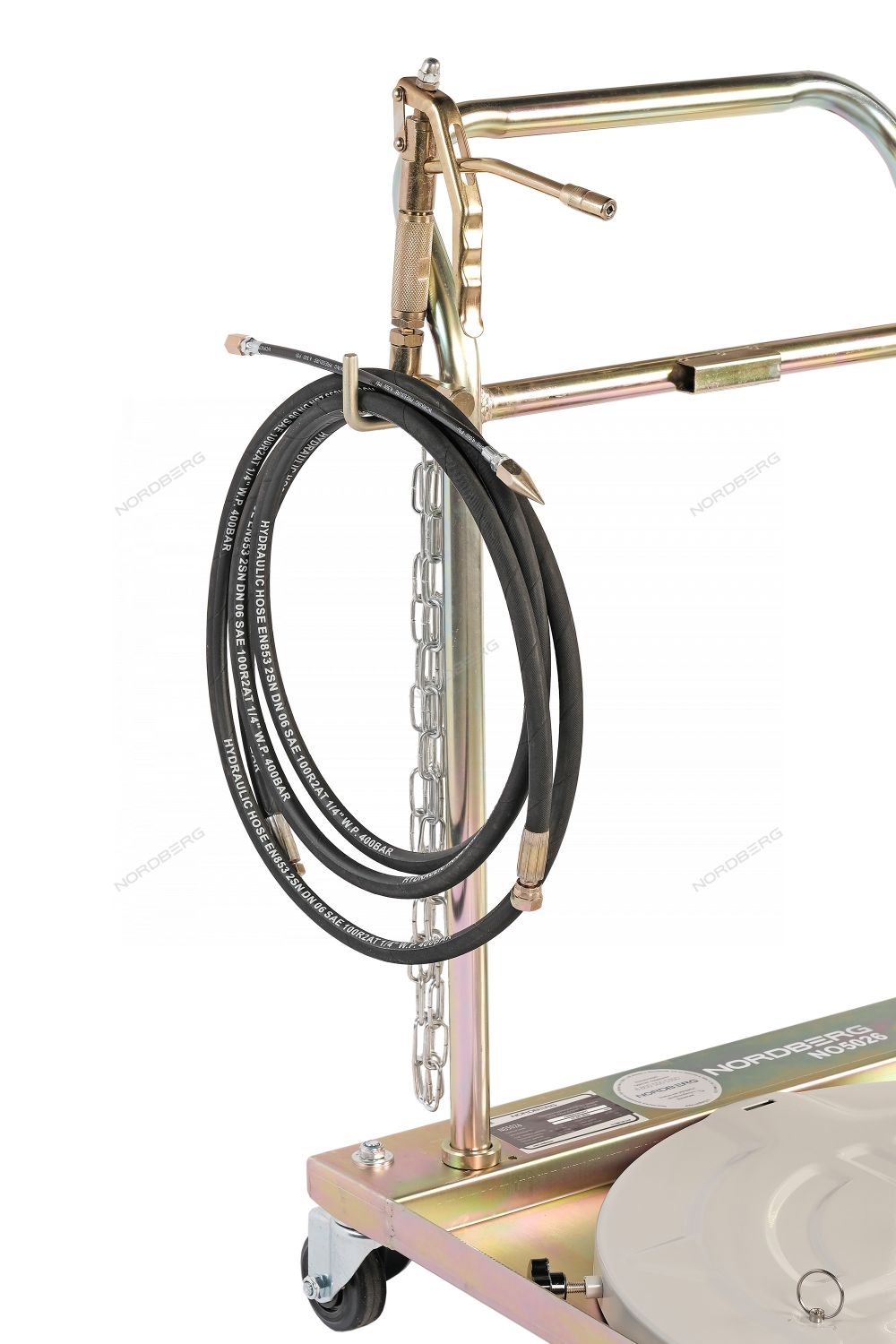 NORDBERG (NO5026) Установка пневматическая для раздачи густой смазки из бочек до 200 л, c тележкой